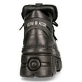 thumbnail image 6 of NEW ROCK 106N-S52 TOWER SHOES Metallic Black Leather Biker Punk Gothic Boots 38, 6 of 6