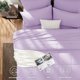 thumbnail image 2 of Juego de edredón CozyLux, color morado claro, tamaño king, 7 piezas, 2 of 8