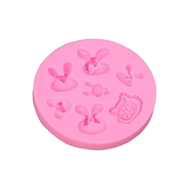 Naiovety Moldes para galletas, molde en relieve festivo encantador, decoración de Chocolate de varios estilos, troquel para doméstico en restaurante Herramientas y accesorios para hornear Naiovety HA061607-00B