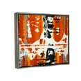 thumbnail image 3 of Stupell Industries Burnt Orange Momentum Luster Gray Framed Floating Canvas Wall Art, 16x20, by Third and Wall, 3 of 6