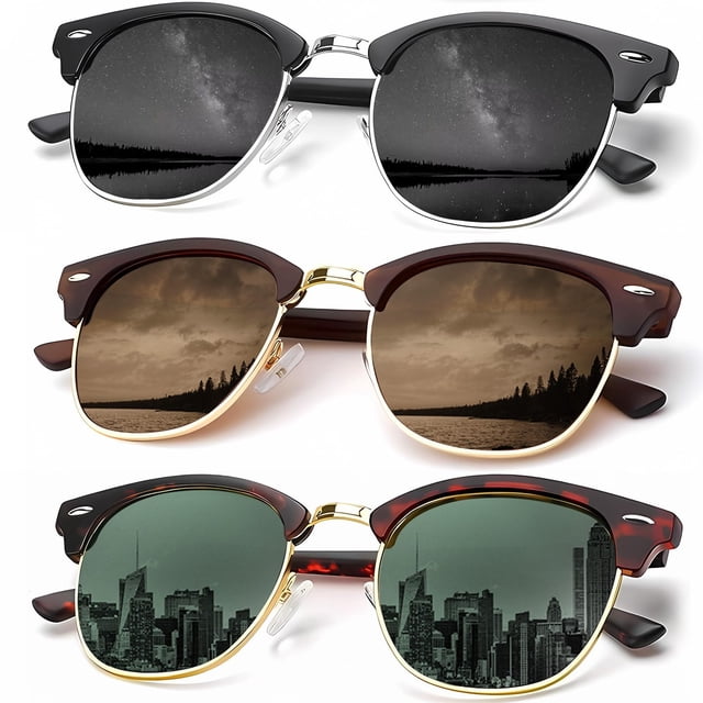 Gafas de Sol Polarizadas KALIYADI para Hombre y Mujer con Protección UV400