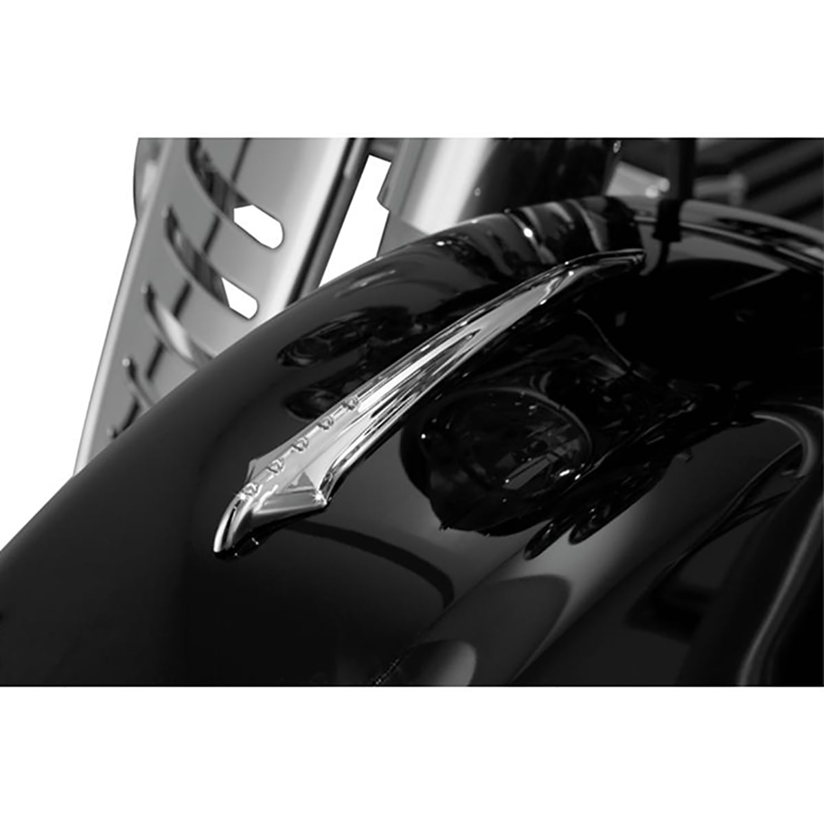 Kuryakyn Front Fender Ornaments Compatible For FLSTC Heritage Softail