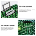 thumbnail image 3 of Kdxio Green Disco Lights Pattern Luggage Cover for Travel,Elastic and Durable,Fits 18-32 Inch,Anti-Scratch Suitcase Protector-No luggage included, 3 of 5