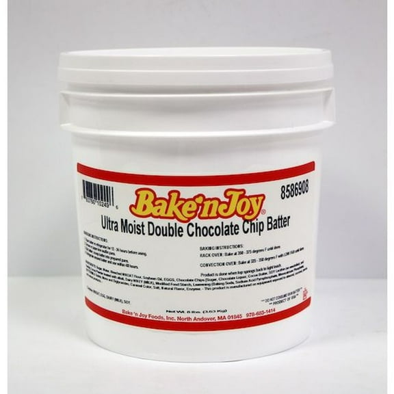 Bake N Joy Double Chocolate Chip Muffin Batter, 8 Pound -- 2 per case