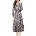 thumbnail image 1 of Fvwitlyh Pyjamas pour Femmes Été Robe de Nuit Fine avec Coussinet de Poitrine Dentelle Robe Fine Kaki,TTG, 1 of 3