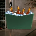 thumbnail image 1 of WRITWAA Beer Bucket Beverage Tub Green Plastic Storage 1Pack, 1 of 8