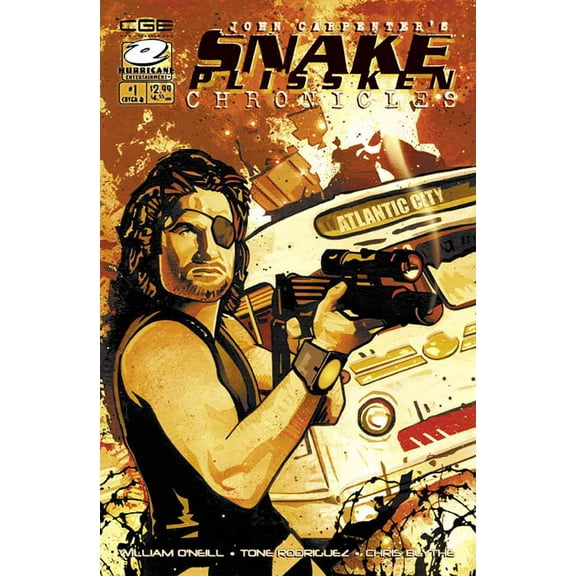 Snake Plissken Chronicles (John Carpenter's) #1B VF ; Hurricane Comic Book