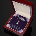 thumbnail image 6 of To My Daughter Never Outgrow my Heart From Dad Alluring Ribbon Necklace Message Card, 6 of 20