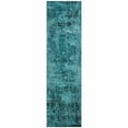 thumbnail image 2 of Addison Rugs Chantille Indoor/Outdoor Transitional Organic Teal Washable Runner Rug, 2'3" x 7'6", 2 of 6