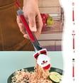 thumbnail image 1 of Vaidha 10 Inches Stainless Steel Silica Gel Food Clips Christmas Cartoons Pattern Food Clips Barbecue Clips Kitchen Gadgets Suitable For Home Kitchens, 1 of 6