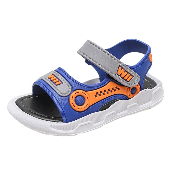 Generic Kids Beach Sandal Lightweight Breathable Open-Toe Shoes for Boys and Girls Non-Slip Adjustable Straps Toddler Clogs