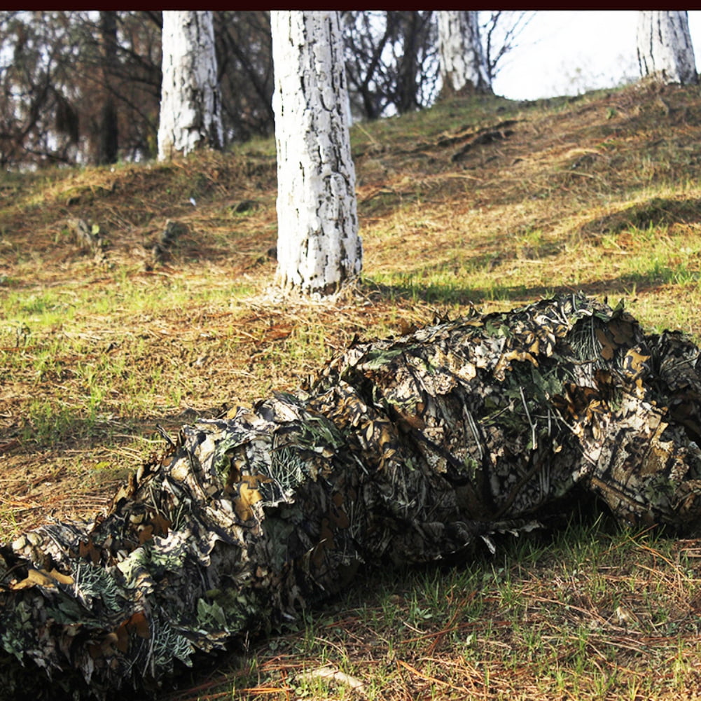 Ghillie Suit, Adult 3D Leafy Suit for Turkey Hunting, Turkey Hunting Gear, Ghillie Suit for Men, Lightweight Leafy Camo Suit for Jungle Hunting, Outdoor Game