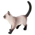 thumbnail image 2 of Plastic Siamese Cat Model Kid Educational Cat Model Siamese Cat Cognitive Model, 2 of 8