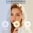 thumbnail image 3 of Ourlova Arched LED Bathroom Mirror with Lights 24x36 Anti-Fog Vanity Mirror Wall Mounted 3 Color Temperatures Dimmable Rust-Resistant Metal Frame Shatterproof Glass for Bathroom Bedroom Entryway - Go, 3 of 7