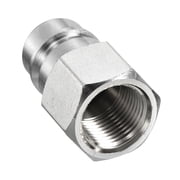 Uxcell G1/2 Female 0.85 OD Pipe Fitting Plug Adapter Hydraulic Quick Connect Coupler, 1 Pack