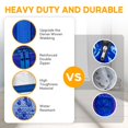 thumbnail image 2 of Bolsas de mudanza HealSmart, paquete de 12 unidades, grandes, con cremalleras y asas, color azul, 2 of 7