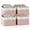 Khaki, variant on SUGIFT Woven Storage Baskets 4 Pack Rope Handle Fabric Bins with Base Board Linen Shelf Organizer Bins for Closet Nursery and Home 16" X 12" X 8", Khaki
