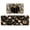 Black, variant on Sm:)e Pumpkin Sunflowers Hello Fall Kitchen Mats Set of 2, Autumn Home Decor Low-Profile Kitchen Rugs for Floor - 17x29 and 17x47 Inch
