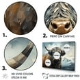 thumbnail image 3 of Designart "Painted Blue And Grey Yaks I" Yaks Floater Framed Wall Art Prints, 3 of 5