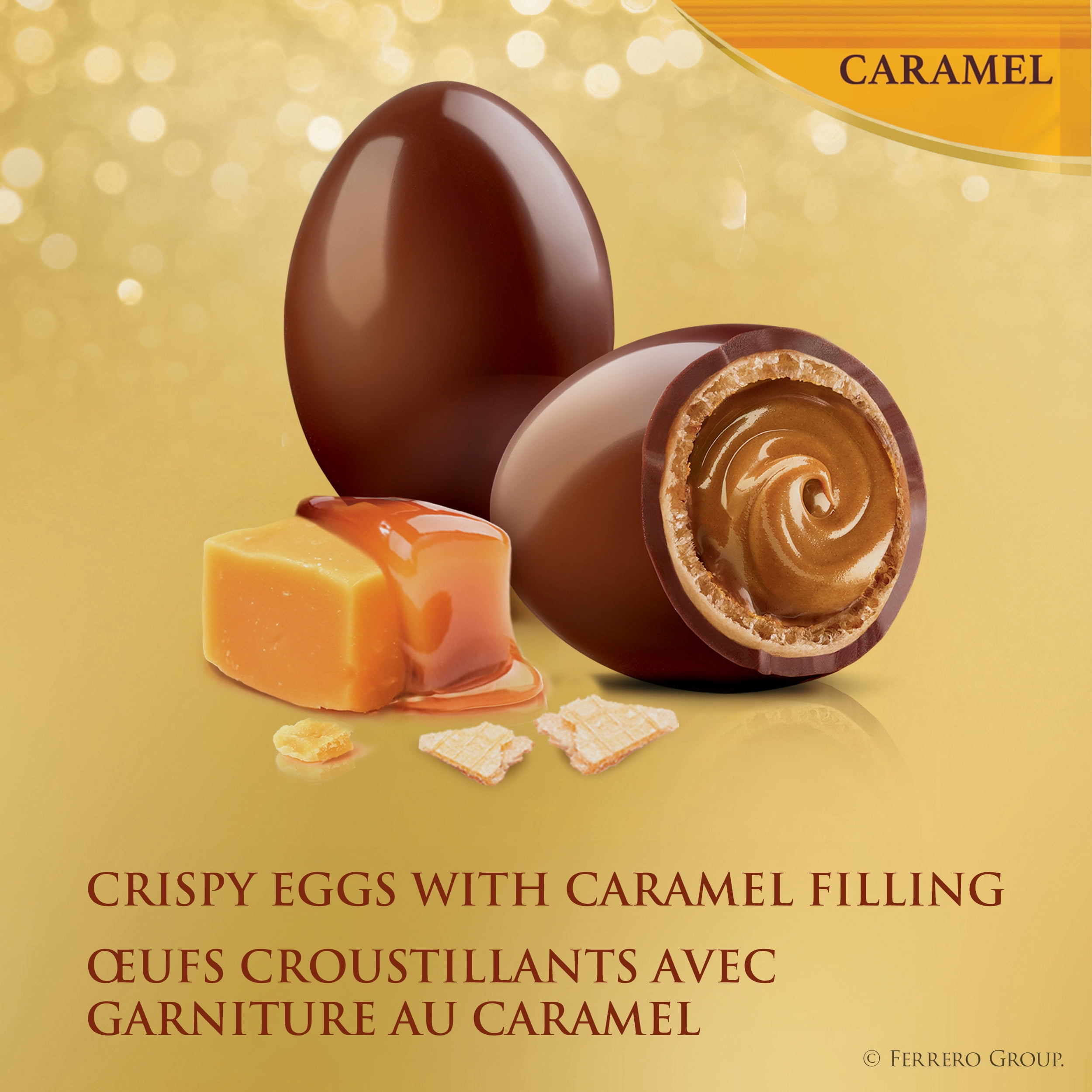 Ferrero Collection® Eggs, Caramel Chocolate Eggs, Creamy Caramel Filling, Easter Eggs