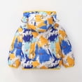 thumbnail image 4 of Abtuhar Toddler Kids Boys Girls Fall Winter Hooded Casual Outerwear and Jackets Printed Ear‑shape Detail Padded Warm Coat, 4 of 4