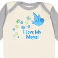 thumbnail image 4 of Inktastic I Love My Meme Boys Long Sleeve Baby Bodysuit, 4 of 5