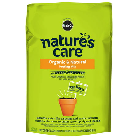 Nature's Care Organic & Natural Potting Mix with Water (Best Potting Soil For Weed At Home Depot)