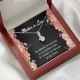 thumbnail image 5 of Mother-in-Law Necklace So Blessed Eternity Ribbon Stone Pendant Keepsake Message Card, 5 of 20