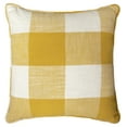 thumbnail image 5 of Mainstays Decorative Throw Pillow, Plaid, Square, Yellow, 18''x18'', 1Pack, 5 of 5