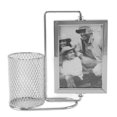 thumbnail image 2 of Pen Holder, Large Capacity Pen Holder Picture Frame Stainless Steel  for Office Desktops, 2 of 8
