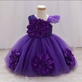 thumbnail image 2 of LWavelet Flower Girls Dress Rainbow Tutu Birthday Party Princess Dress Pageant Gown, 2 of 3