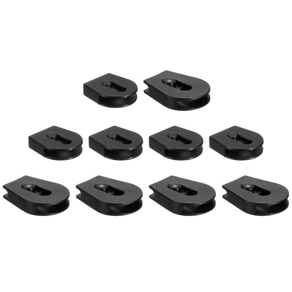 10Pack Wheeled Cord Locks for Drawstring Toggle Slider Stopper, 0.9/1.5 Inch