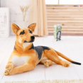 thumbnail image 2 of Lifelike Stuffed Animals Pillow German Dog Shepherd Soft Plush Toy Birthday Gift, 2 of 9