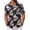 Black - Palm Leaf, variant on Mens Hawaiian Shirt Short Sleeve Floral Button Down Shirts Summer Tropical Beach Shirts