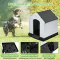 thumbnail image 6 of CL.HPAHKL Durable Plastic Dog House Outdoor Indoor, Waterproof Pet House for Small Medium Large Dogs, Insulated Puppy Shelter Doghouse with Elevated Floor and Air Vents(Grey, 41 inch), 6 of 8