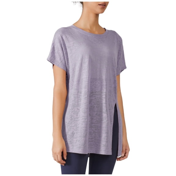 OSOLU Women Solid Color Asymmetric Hem Long Sleeve Yoga Cover Up Lightweight Loose Fitting Sports Tops For Running & Fitness Shirts Leisure Dailywear