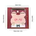 thumbnail image 6 of Opvise Memo Pad Smooth Writing Multi-functional Leave Message Thick Student Cartoon Christmas Notepad A, 6 of 8