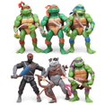 thumbnail image 1 of Figuras de acción KLUKGE Turtles, paquete de 6, 12 cm, PVC multiariculadas, 1 of 6
