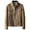 Brown, variant on Gyujnb Jackets for Men,Casual Suede Leather Jacket for Autumn Thin Lightweight Stand Collar Outerwear Coat for Daily Streetwear,Winter Coats for Men,Size:XL