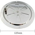thumbnail image 2 of Rejilla de ventilación redonda, abertura de ventilación ajustable, ventilación de acero inoxidable, 2 of 5