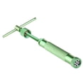 thumbnail image 3 of Shisuyan Green Aluminium Alloy Polymer Clay Extruder Miniature HandHeld Tool with 20 Discs for Craft Projects, 3 of 9