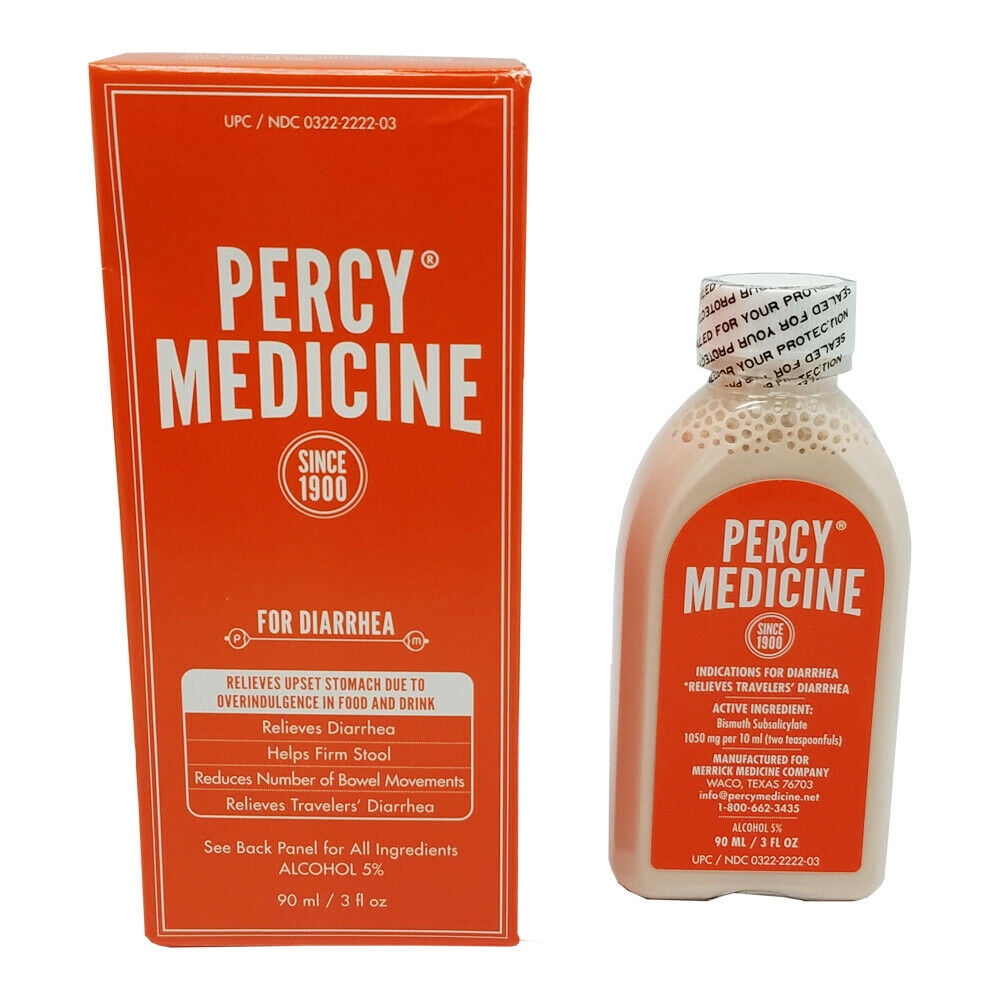 Percy Original Medicine. Liquid Antacid for Diarrhea and Upset Stomach