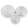 thumbnail image 4 of Miangastore Miniature Aluminum Turntable Base Silver 3Pcs 1.8x1.8x0.5in, 4 of 8