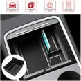 thumbnail image 2 of Car Organizer Storage Center Console - Tesla Model 3/Model Y Accessories Armrest Tray Box Stowing Divider Compatible with Tesla Model 3 Model Y Latest 2021 (White), 2 of 6