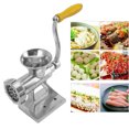 thumbnail image 4 of Meat Chopper, Effortless Handle Manual Meat Grinder Silver Simple Operation Unique Appearance Simple Structure  for Restaurants for Kitchen for Butcher Shops, 4 of 8