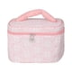 thumbnail image 4 of Wmhnj Bolsa de maquillaje de viaje de gran capacidad, 23 x 17 x 10 cm, organizador porttil de cosmticos con portabrochas transparente y mltiples compartimentos., 4 of 8