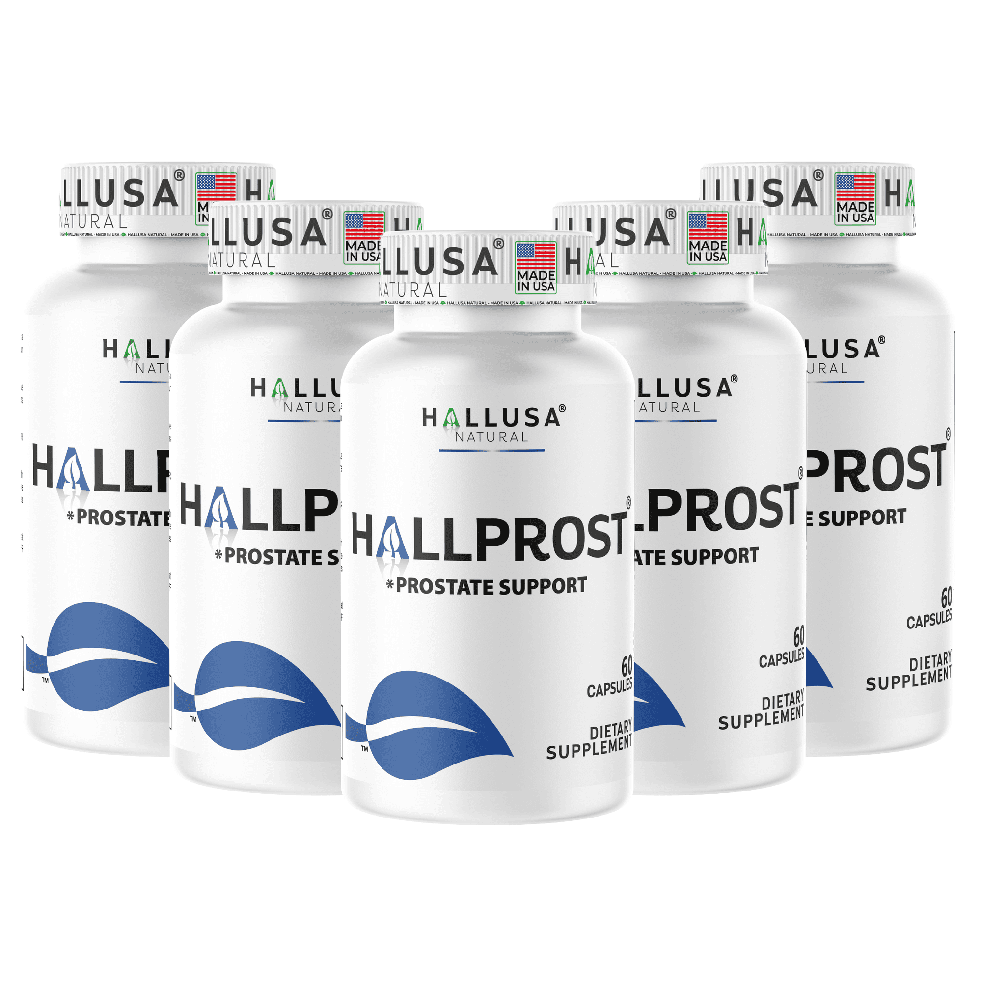 Hallprost Prostate Health, Urinary & Bladder Support, 300 Capsules, Prostate Health Supplement with Saw Palmetto Blend 700mg, Hallusa Natural