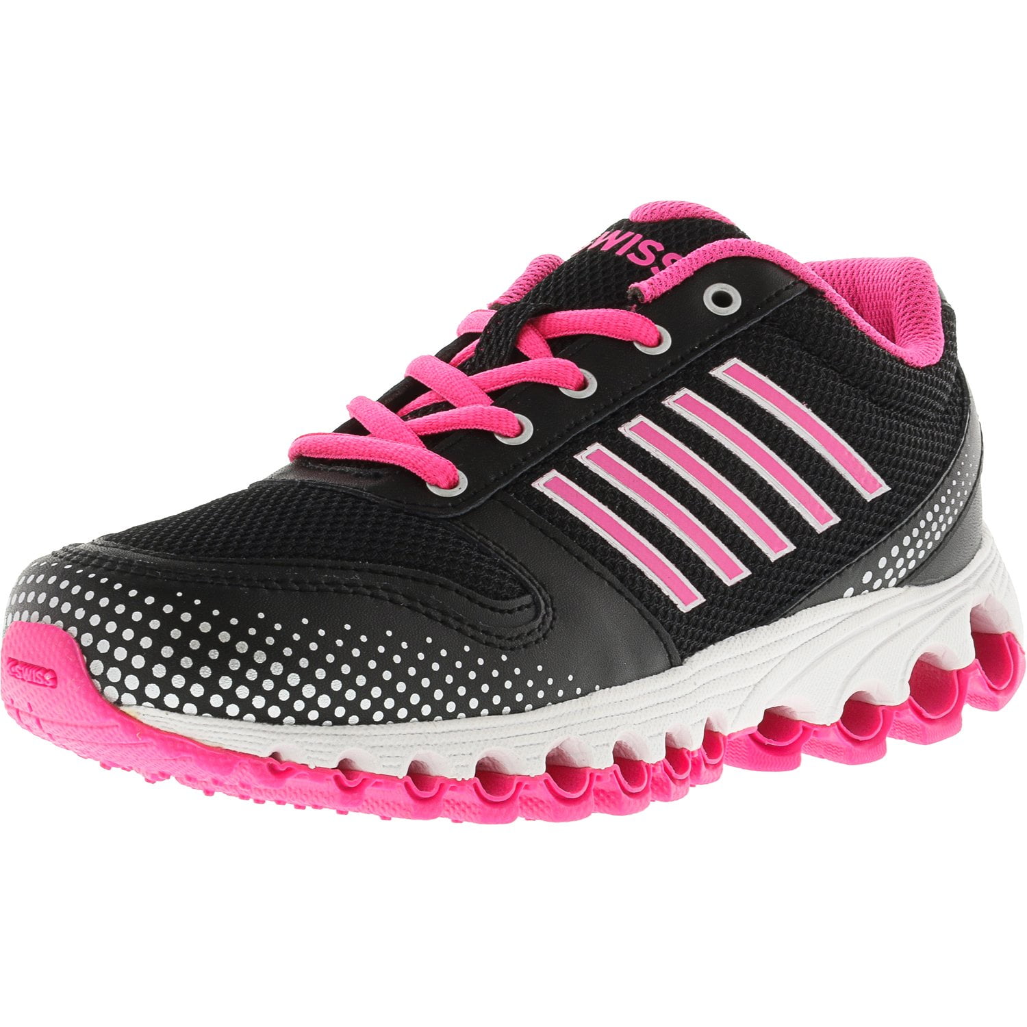 black and pink k swiss shoes