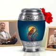 thumbnail image 6 of JAGASY Sparrow Urn for Adult Man Cremation, 3 Inch Miniature Moon Urn for Mom Ashes, 10 Inch Adult Blue Urns for Dad Memorial Funeral, Portable Keepsake Urns, (1 Large, 4 Small), 6 of 7