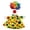 Clown, variant on Hawaiian Shirt Goose Costume Set, Tropical Print Shirt with Hat and Umbrella, 23 Inch Funny Summer Yard Decoration, Outdoor Luau Party Decor, Unique Lawn Ornament